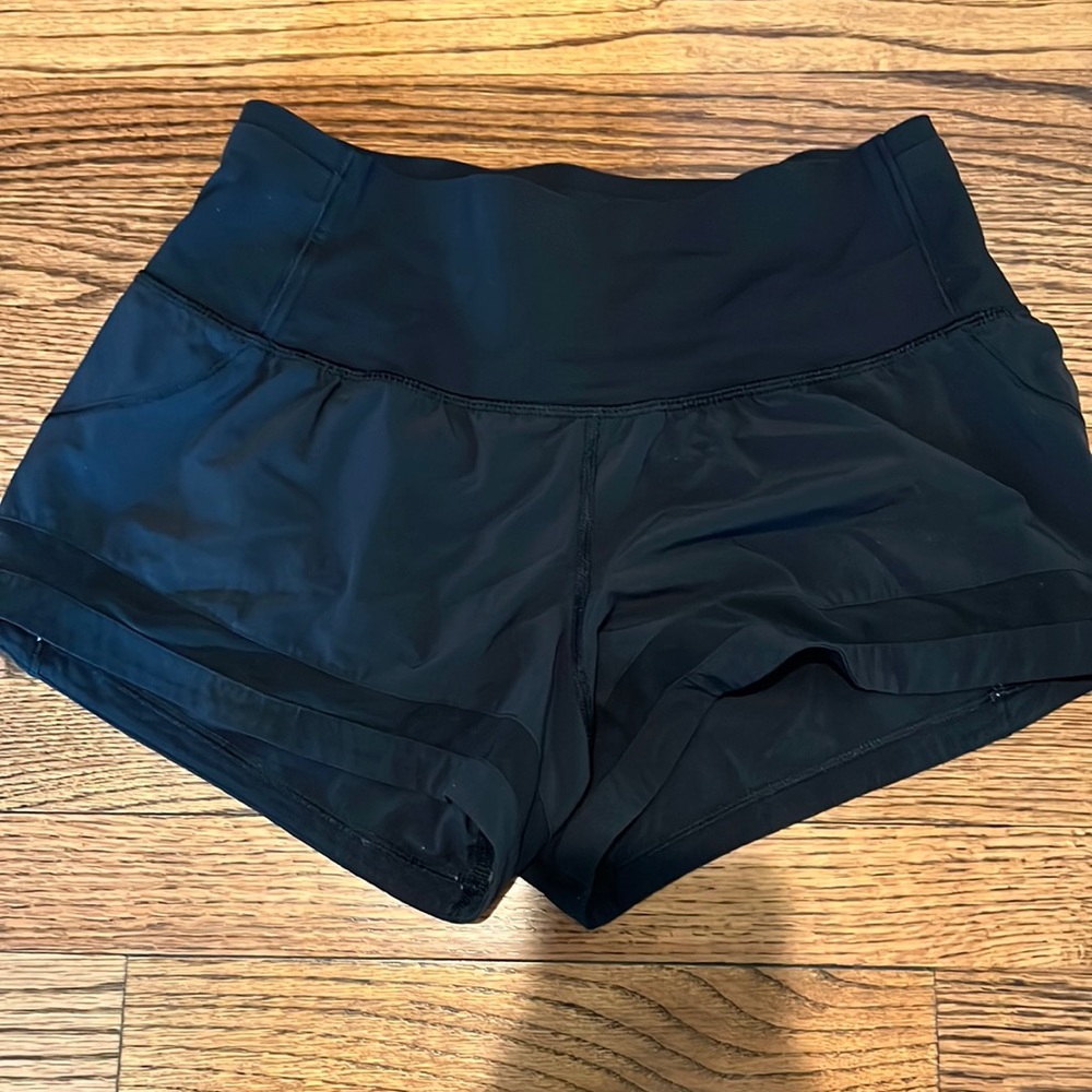 Black lululemon shorts